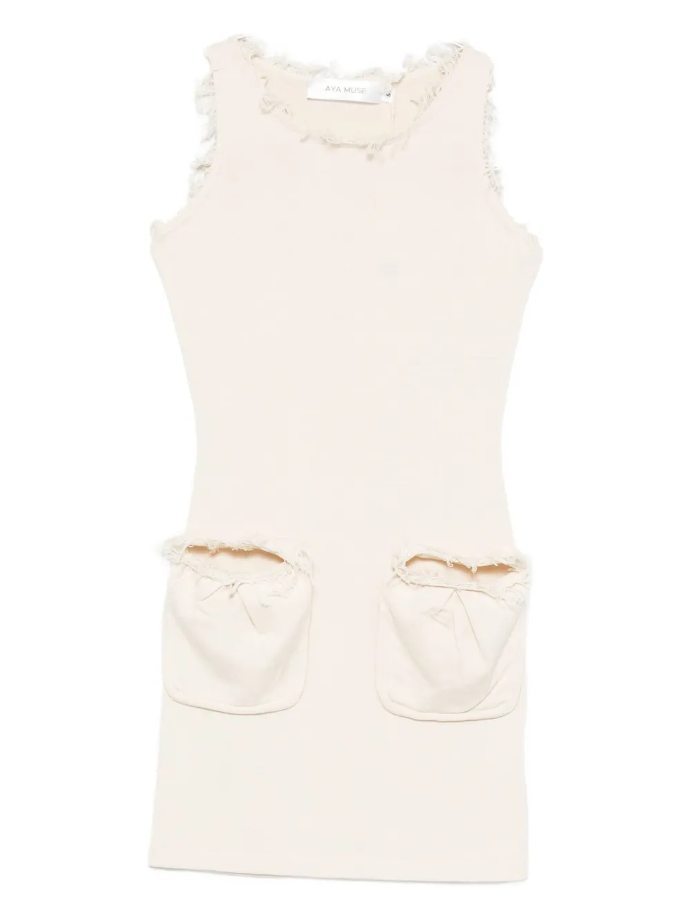 Мини-платье Fleur с бахромой Aya Muse, нейтральный 
Мини-платье Fleur с бахромой Aya Muse, нейтральный