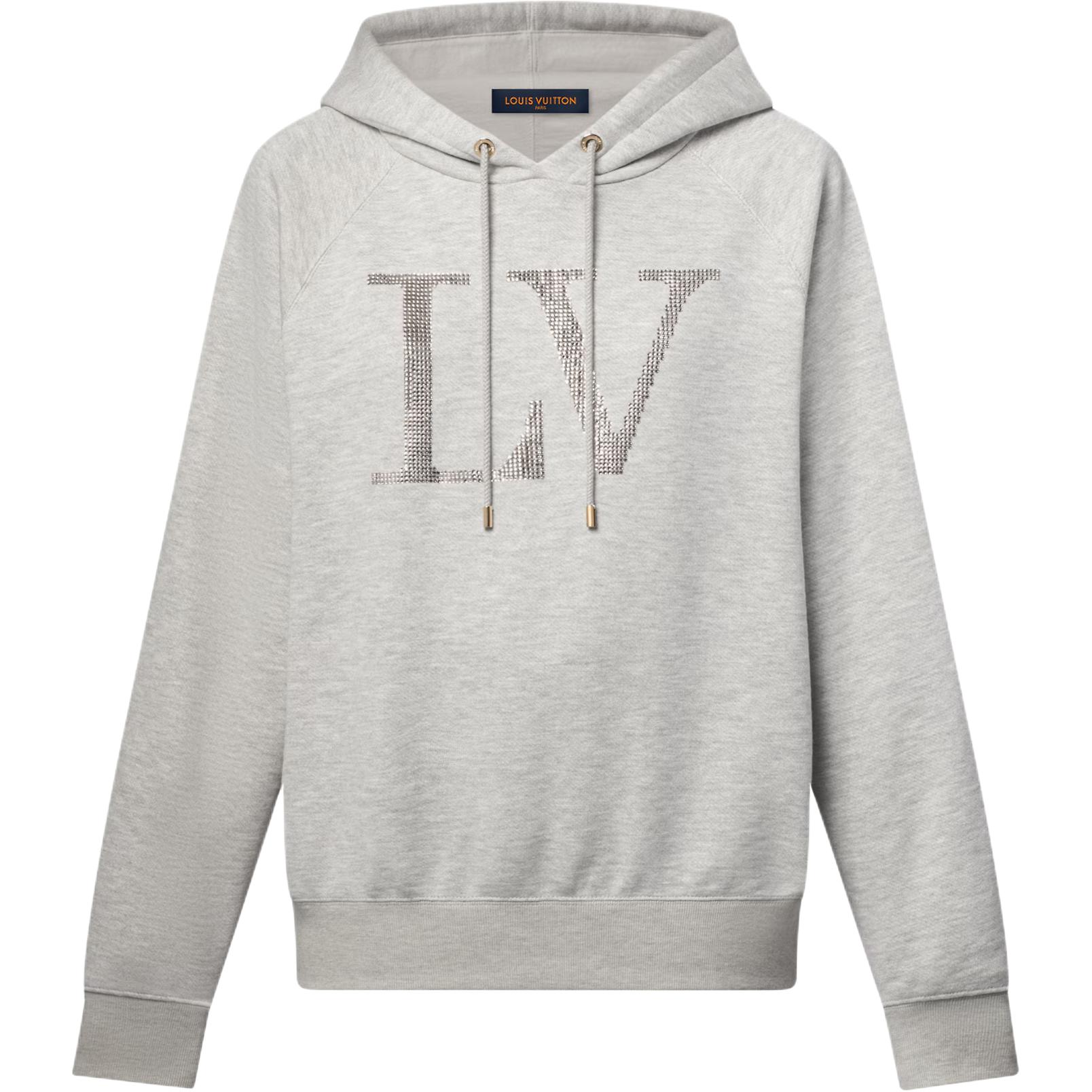 Rhinestone Signature Hoodie LOUIS VUITTON, серый
Rhinestone Signature Hoodie LOUIS VUITTON, серый