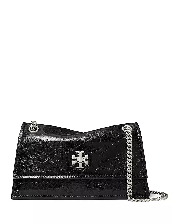 Мини-Сумка Kira с поворотным замком из кожи Tory Burch, черный
Мини-Сумка Kira с поворотным замком из кожи Tory Burch, черный