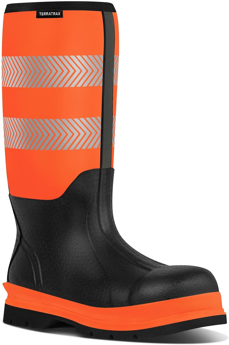 Ботинки TerraTrax для мужчин с стальным носком - светоотражающие, устойчивые к проколам, маслу и скольжению, из резины и неопренa, дышащие безопасные ботинки для строительства, дорожных работ, промышленности и тяжелых условий, оранжевый
Ботинки TerraTrax для мужчин с стальным носком - светоотражающие, устойчивые к проколам, маслу и скольжению, из резины и неопренa, дышащие безопасные ботинки для строительства, дорожных работ, промышленности и тяжелых условий, оранжевый