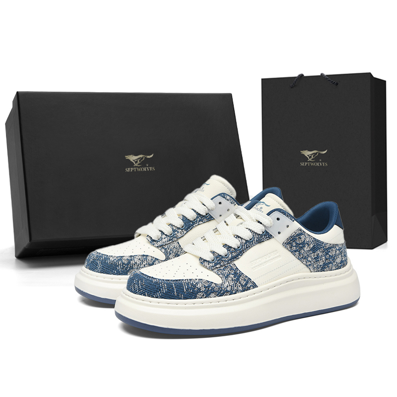 Низкие мужские кроссовки SEPTWOLVES, White Blue (Standard Leather Shoe Size) 
Низкие мужские кроссовки SEPTWOLVES, White Blue (Standard Leather Shoe Size)