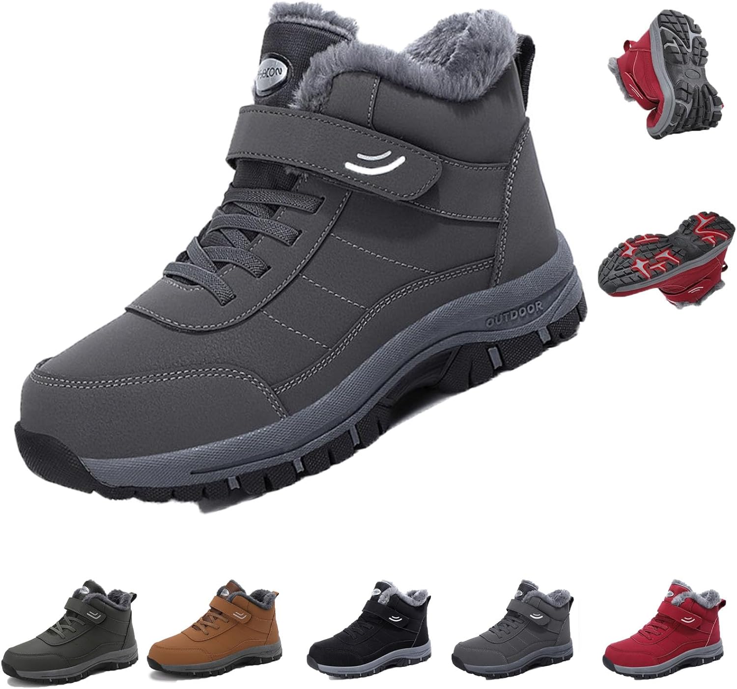 Orthoboots Pro - Эргономичные зимние ботинки, утепленные водонепроницаемые кроссовки с противоскользящей подошвой, ортопедические ботинки для женщин и мужчин Lpfkyt, серый
Orthoboots Pro - Эргономичные зимние ботинки, утепленные водонепроницаемые кроссовки с противоскользящей подошвой, ортопедические ботинки для женщин и мужчин Lpfkyt, серый