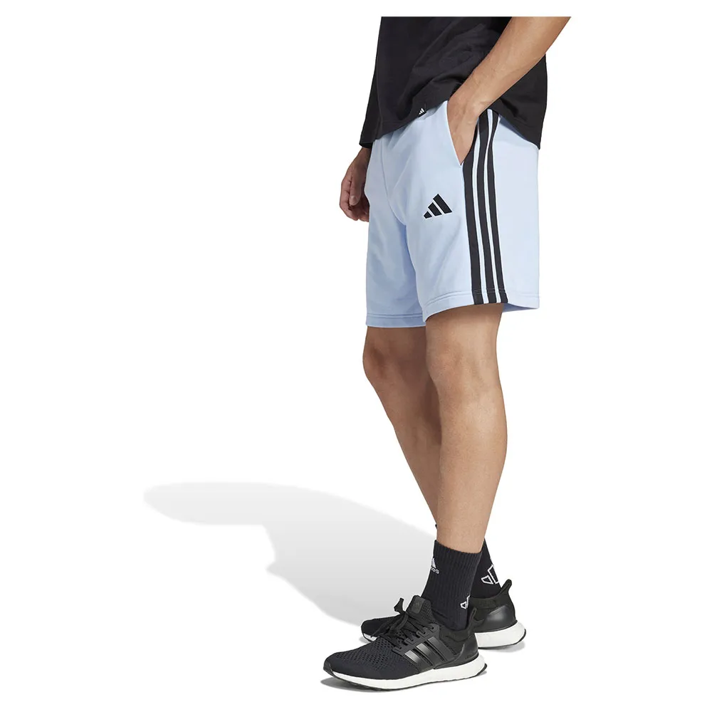 Шорты adidas Essential 3 Stripes French Terry, синий 
Шорты adidas Essential 3 Stripes French Terry, синий