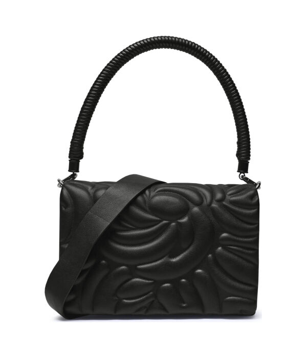 Сумка через плечо Desigual с тиснением, черный 
Сумка через плечо Desigual с тиснением, черный