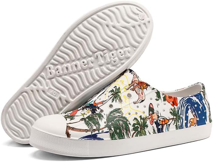 Мужские садовые сабо CERYTHRINA: дышащие повседневные тапочки с принтом - сандалии на шнурках с сетчатыми отверстиями - обувь для дома/улицы, пляжа и душа для обоих полов, Forests
Мужские садовые сабо CERYTHRINA: дышащие повседневные тапочки с принтом - сандалии на шнурках с сетчатыми отверстиями - обувь для дома/улицы, пляжа и душа для обоих полов, Forests