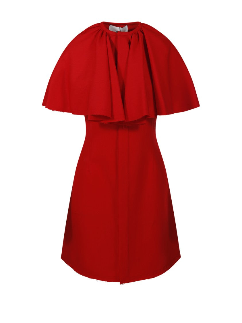 Рубашка-платье с эффектным накидным капюшоном Ami, красный
Рубашка-платье с эффектным накидным капюшоном Ami, красный