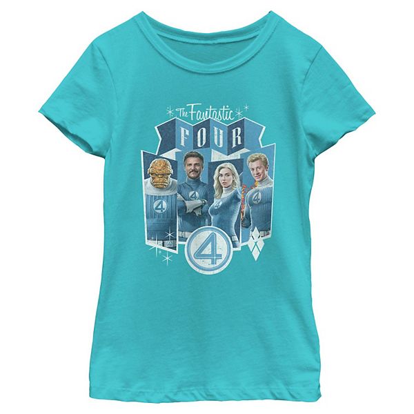 Футболка с принтом в стиле винтаж Fantastic Four для девочек 7-16 лет Marvel
Футболка с принтом в стиле винтаж Fantastic Four для девочек 7-16 лет Marvel