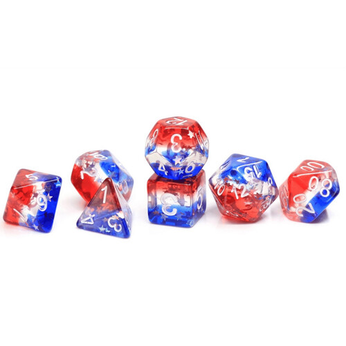 Игровые кубики Star Spangled Banner Poly Set – Sirius Dice
Игровые кубики Star Spangled Banner Poly Set – Sirius Dice