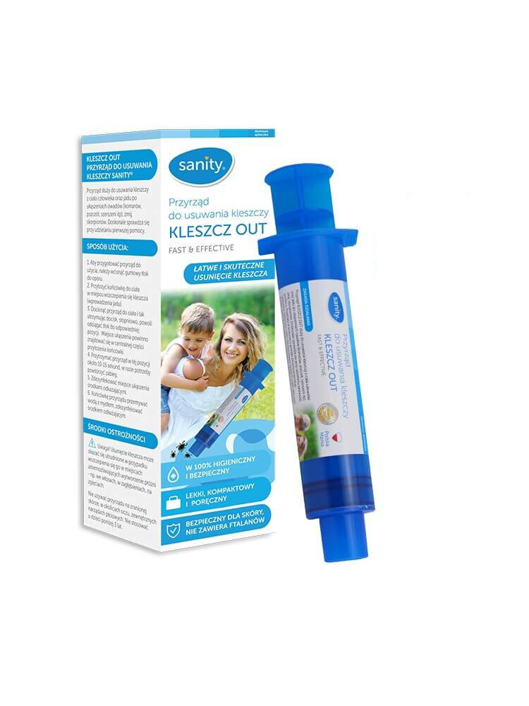 Sanity, Tick Out, устройство для удаления клещей
Sanity, Tick Out, устройство для удаления клещей