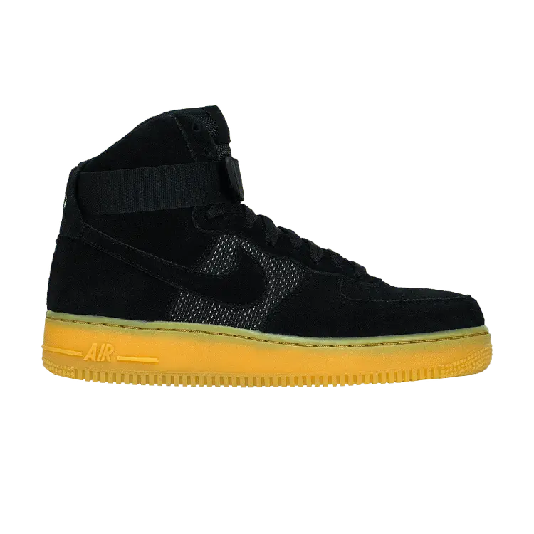 Кроссовки Nike Air Force 1 High '07 LV8 'Black Gum', черный 
Кроссовки Nike Air Force 1 High '07 LV8 'Black Gum', черный