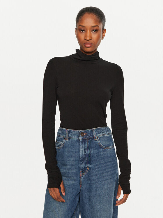 Свитер с высоким воротником приталенного кроя Marella, черный
Свитер с высоким воротником приталенного кроя Marella, черный