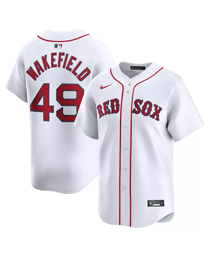 Мужская белая лимитированная игровая футболка Boston Red Sox Тим Уэйкфилд Nike
Мужская белая лимитированная игровая футболка Boston Red Sox Тим Уэйкфилд Nike