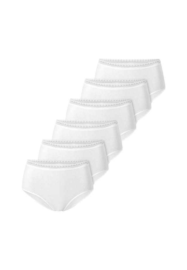 Трусы миди упаковка 6 шт. современный хлопок 95/5 Schiesser, белый
Трусы миди упаковка 6 шт. современный хлопок 95/5 Schiesser, белый
