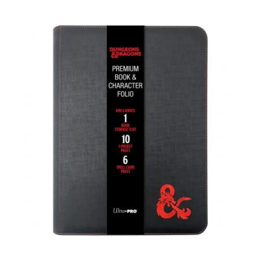 Фолио персонажа — книга премиум-класса на молнии, Official Dungeons and Dragons Deck Boxes, Sleeves, Journals & Binders
Фолио персонажа — книга премиум-класса на молнии, Official Dungeons and Dragons Deck Boxes, Sleeves, Journals & Binders