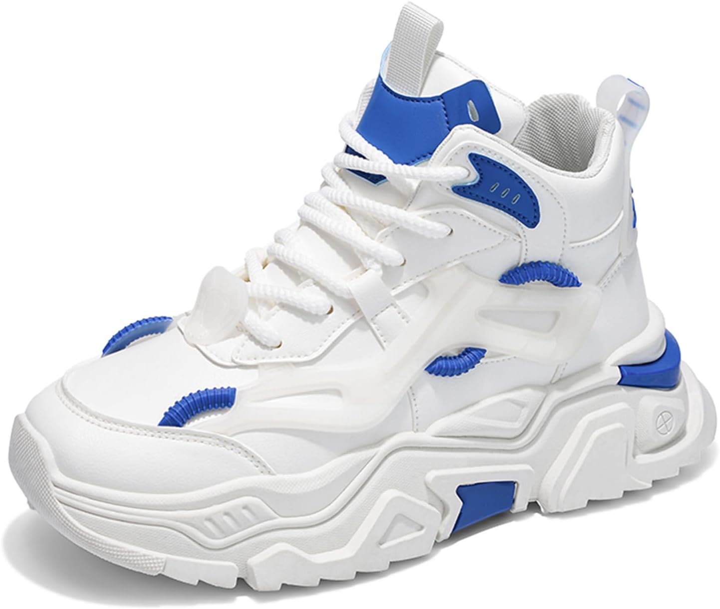 Мужские повседневные спортивные кроссовки для тенниса, работы и прогулок, массивные высокие модные кеды Spwagym, белый/синий
Мужские повседневные спортивные кроссовки для тенниса, работы и прогулок, массивные высокие модные кеды Spwagym, белый/синий