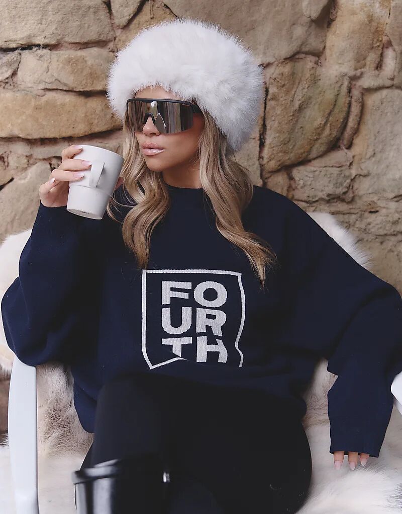 Джемпер жаккардовой вязки с логотипом x Felicia Wedin Apres Ski темно-синего цвета 4th & Reckless
Джемпер жаккардовой вязки с логотипом x Felicia Wedin Apres Ski темно-синего цвета 4th & Reckless