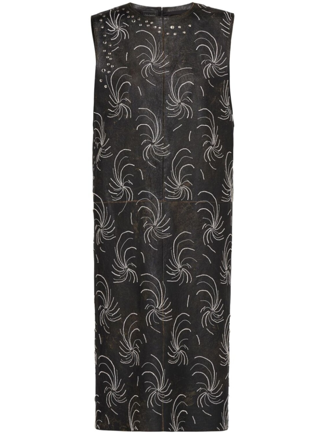 Платье-миди из кожи Prada, черный
Платье-миди из кожи Prada, черный