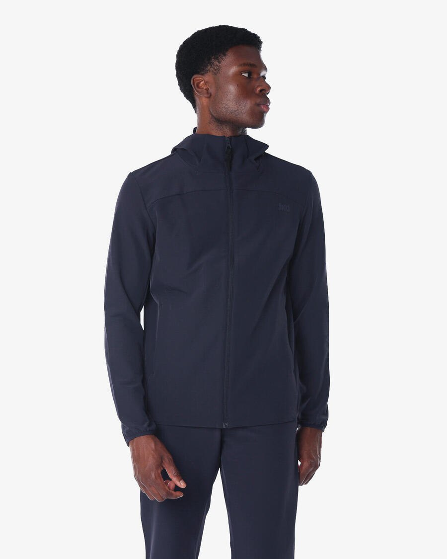 JAKED Темно-синяя синтетическая фитнес-куртка для мужчин
JAKED Темно-синяя синтетическая фитнес-куртка для мужчин