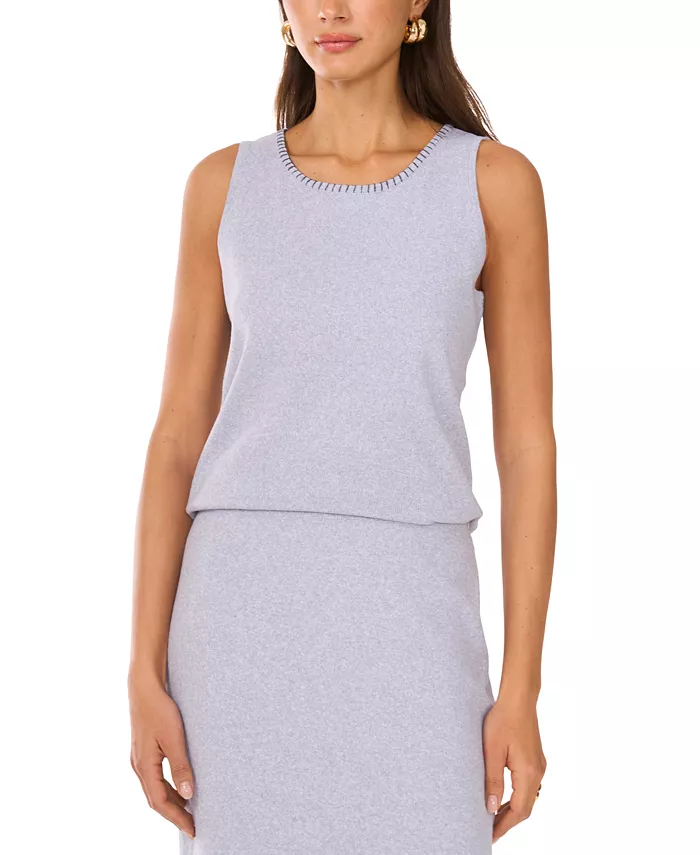 Женский топ без рукавов с декоративной строчкой Vince Camuto, серый
Женский топ без рукавов с декоративной строчкой Vince Camuto, серый