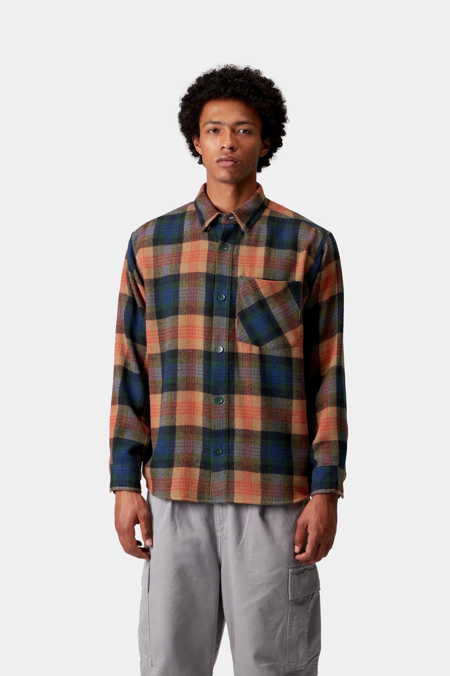 Рубашка Dern в клетку Carhartt, зеленый
Рубашка Dern в клетку Carhartt, зеленый