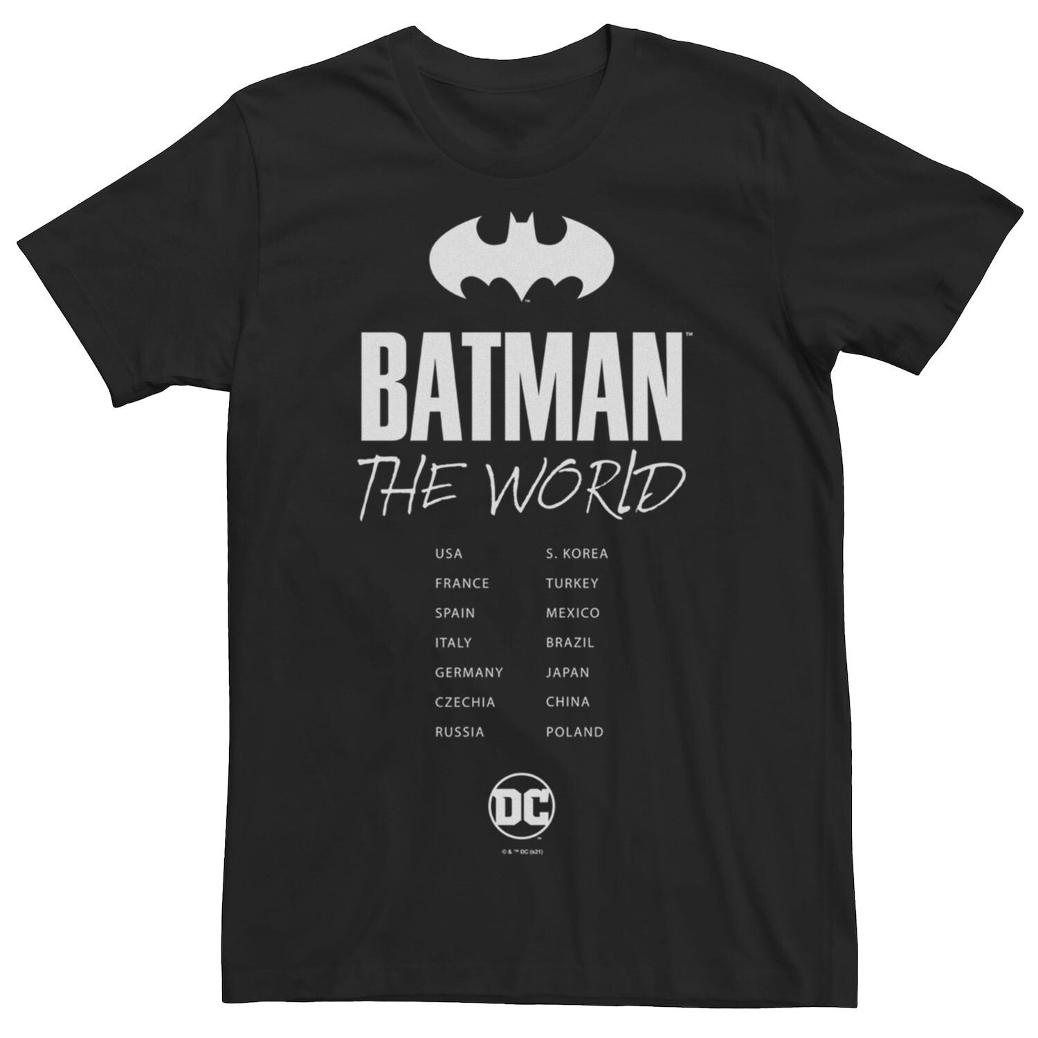 Мужская белая футболка с логотипом Batman: The World Bat Licensed Character, Белый, Мужская белая футболка с логотипом Batman: The World Bat Licensed Character
Мужская белая футболка с логотипом Batman: The World Bat Licensed Character, Белый, Мужская белая футболка с логотипом Batman: The World Bat Licensed Character
