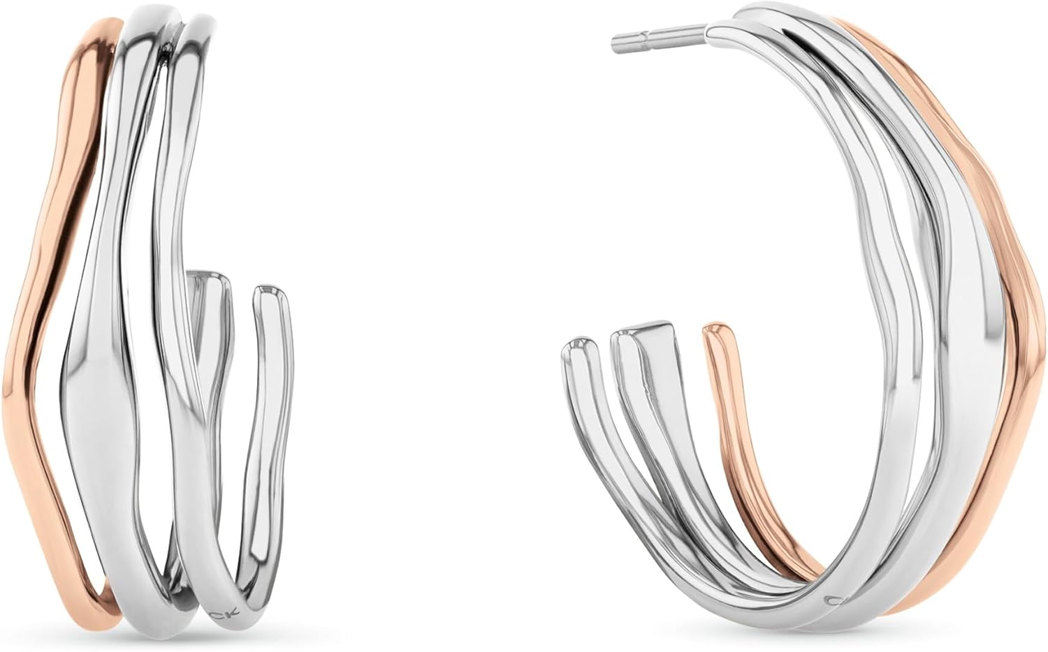 Женские серьги-кольца Calvin Klein Wavy из нержавеющей стали. Элегантные украшения. Идеальный подарок для любого случая. Дизайнерская одежда., Two-Tone
Женские серьги-кольца Calvin Klein Wavy из нержавеющей стали. Элегантные украшения. Идеальный подарок для любого случая. Дизайнерская одежда., Two-Tone