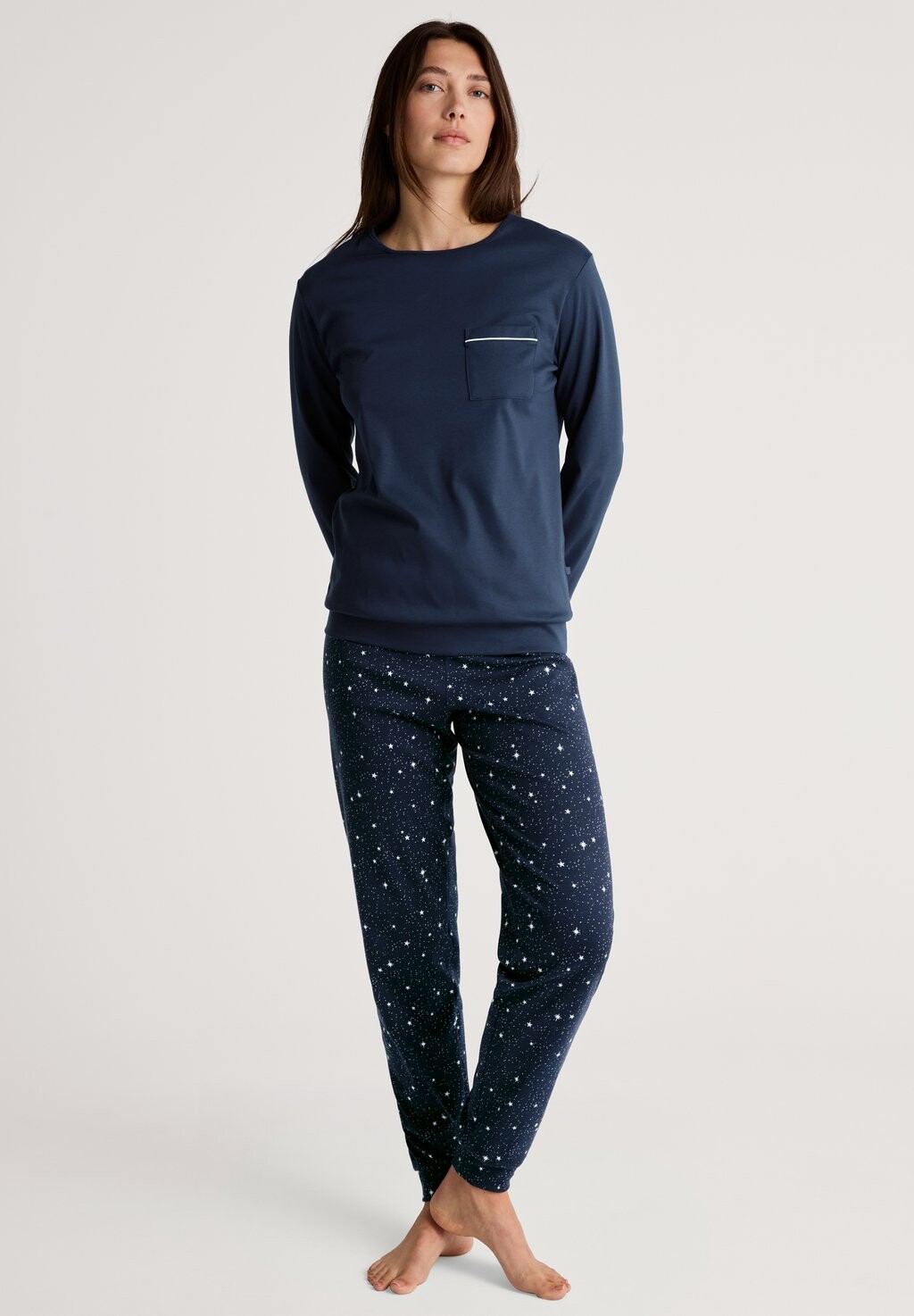 Пижамный комплект SET Calida, темно-синий
Пижамный комплект SET Calida, темно-синий