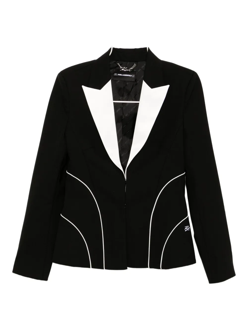 Пиджак с кантом KARL LAGERFELD, белый
Пиджак с кантом KARL LAGERFELD, белый