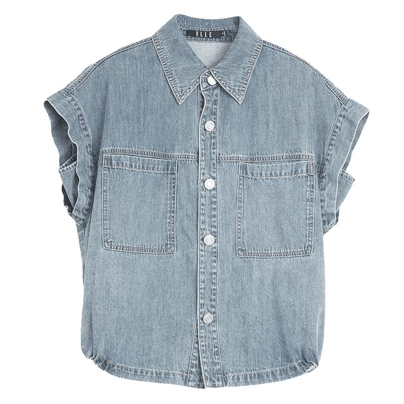 Рубашка женская с заостренным воротником Moderate Denim ELLE, светло-синий
Рубашка женская с заостренным воротником Moderate Denim ELLE, светло-синий