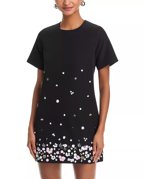 Платье-Футляр с декором Aqua, черный
Платье-Футляр с декором Aqua, черный