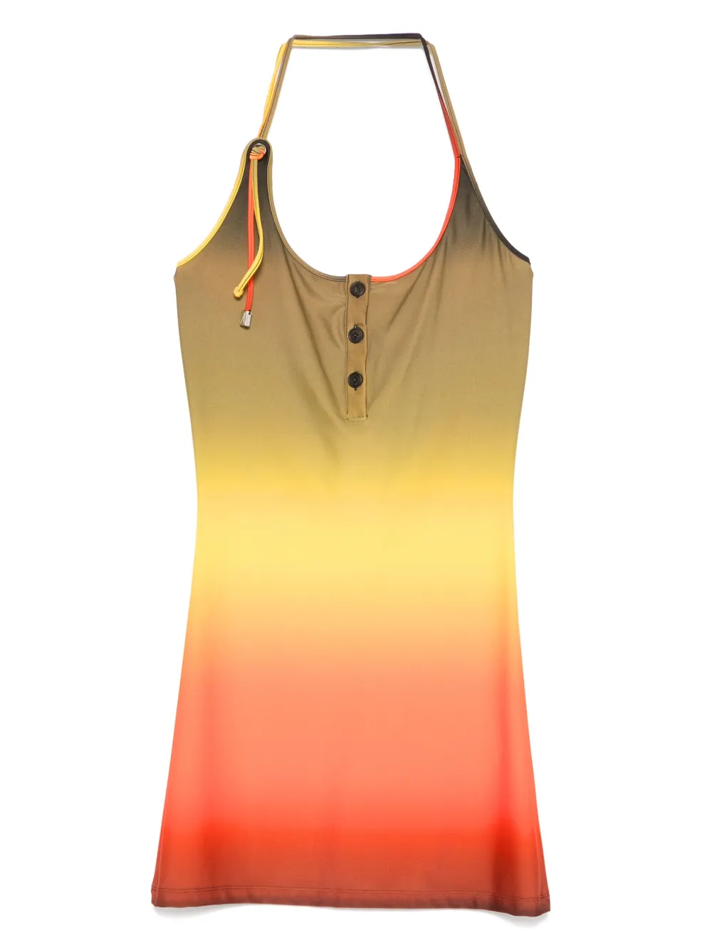 Платье мини с вырезом халтер The Attico, зеленый
Платье мини с вырезом халтер The Attico, зеленый