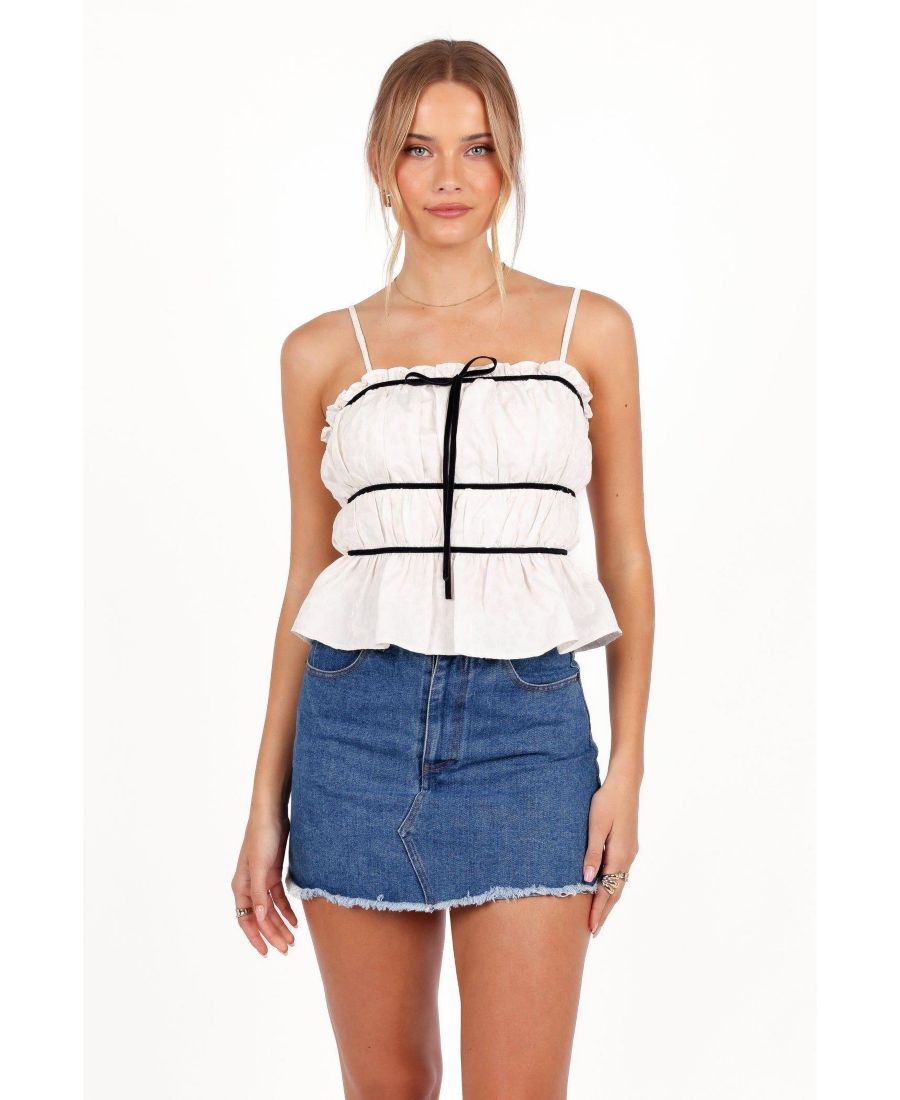 Женская классическая модель топа Jenni Petal and Pup, White floral
Женская классическая модель топа Jenni Petal and Pup, White floral