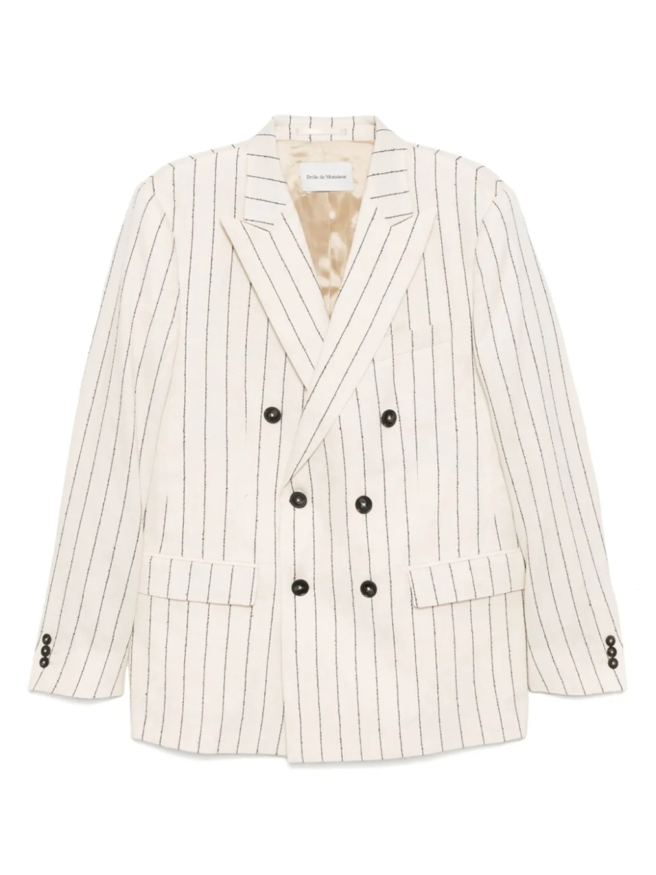 Полосатый блейзер Drôle De Monsieur, нейтральный
Полосатый блейзер Drôle De Monsieur, нейтральный