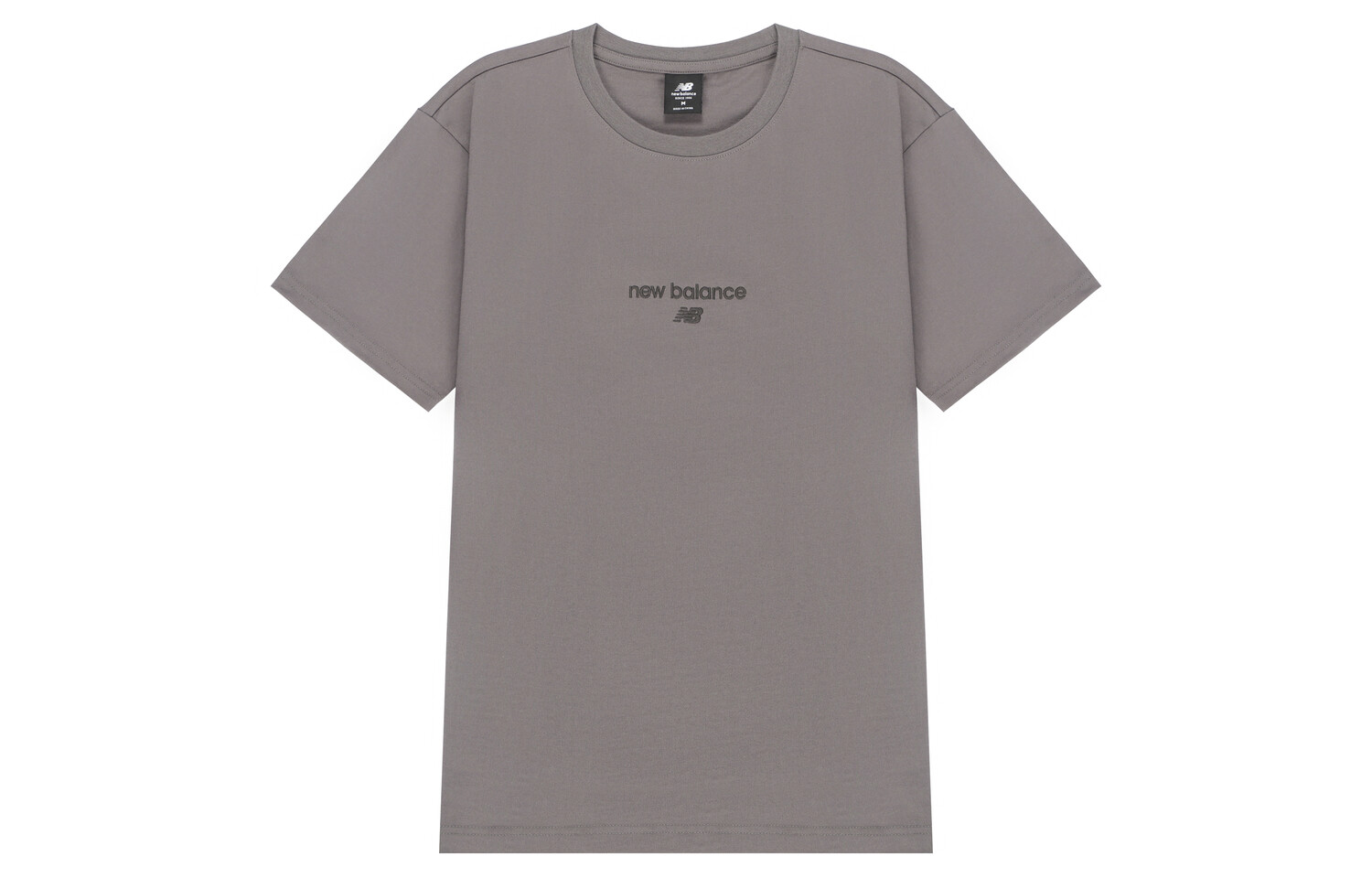 Футболка унисекс темно-серая New Balance, темно-серый
Футболка унисекс темно-серая New Balance, темно-серый