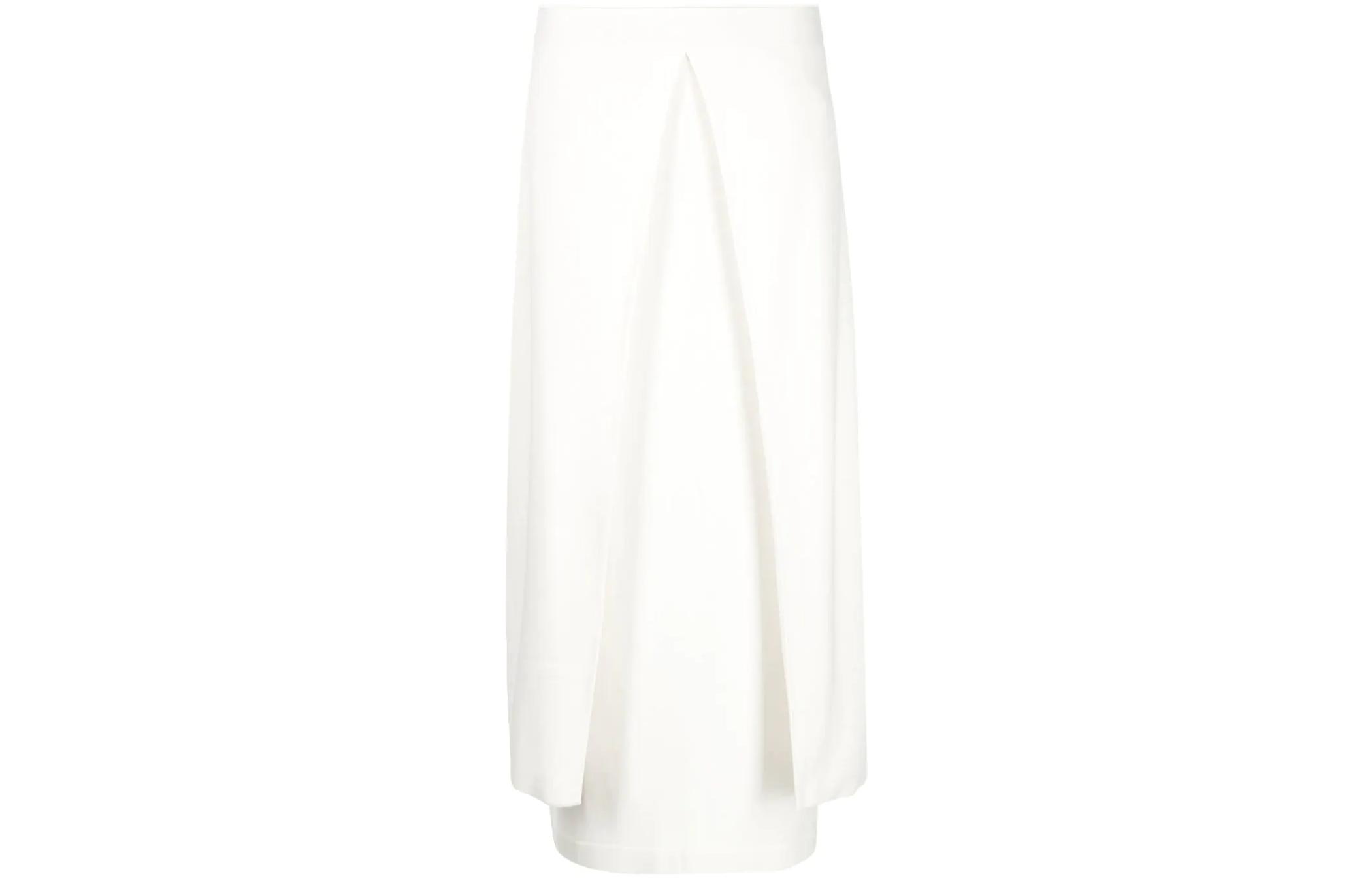 JIL SANDER SS22 Вязаная длинная юбка женская белая
JIL SANDER SS22 Вязаная длинная юбка женская белая