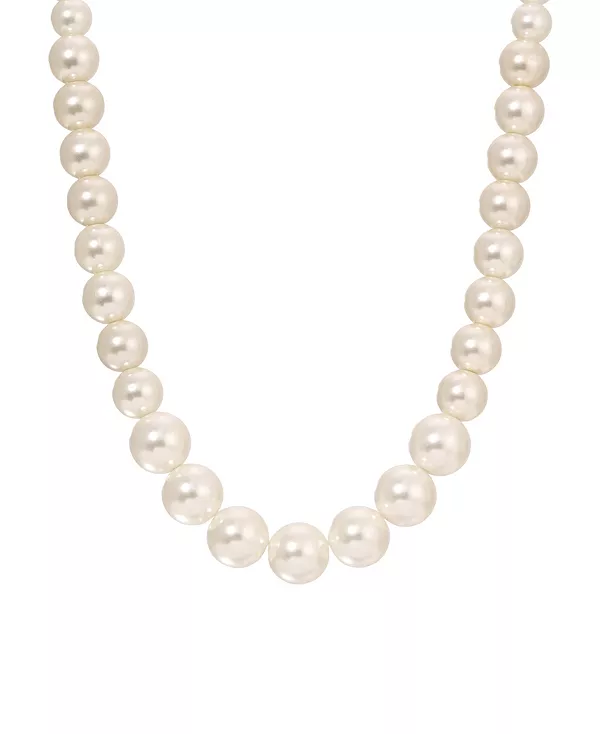Ожерелье из стеклянных искусственных жемчужин с градуированными рядами 2028, white
Ожерелье из стеклянных искусственных жемчужин с градуированными рядами 2028, white