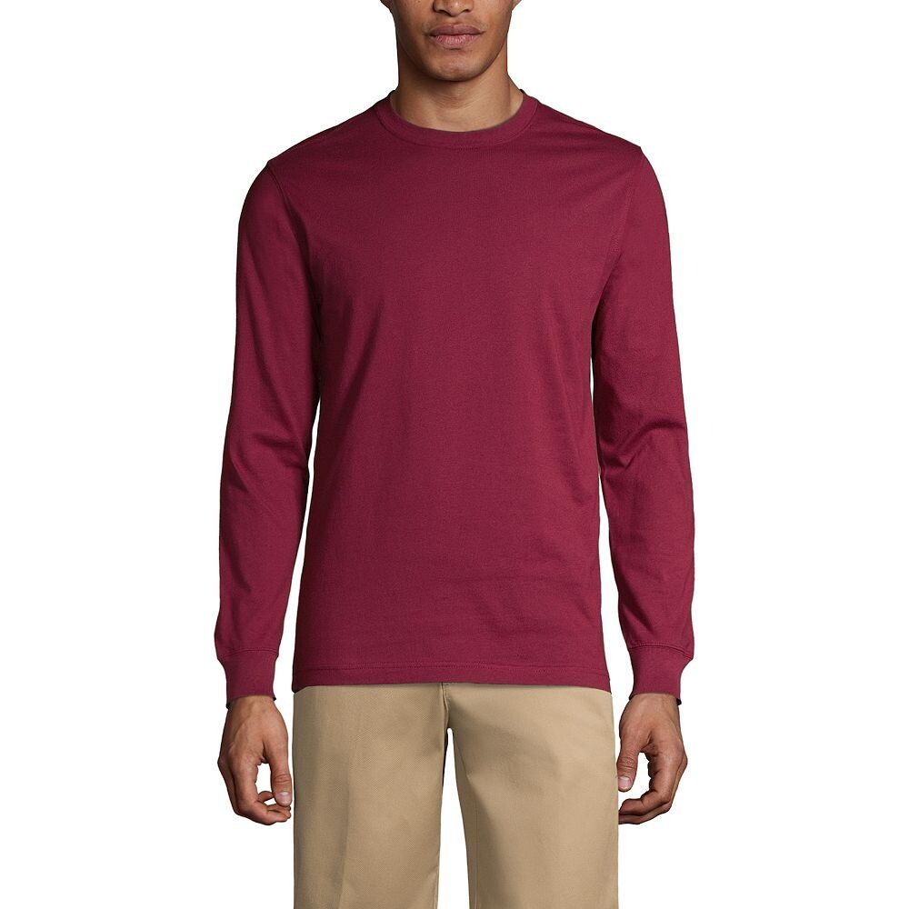 Мужская футболка Lands' End Essential с длинными рукавами для школьной формы, цвет Burgundy
Мужская футболка Lands' End Essential с длинными рукавами для школьной формы, цвет Burgundy