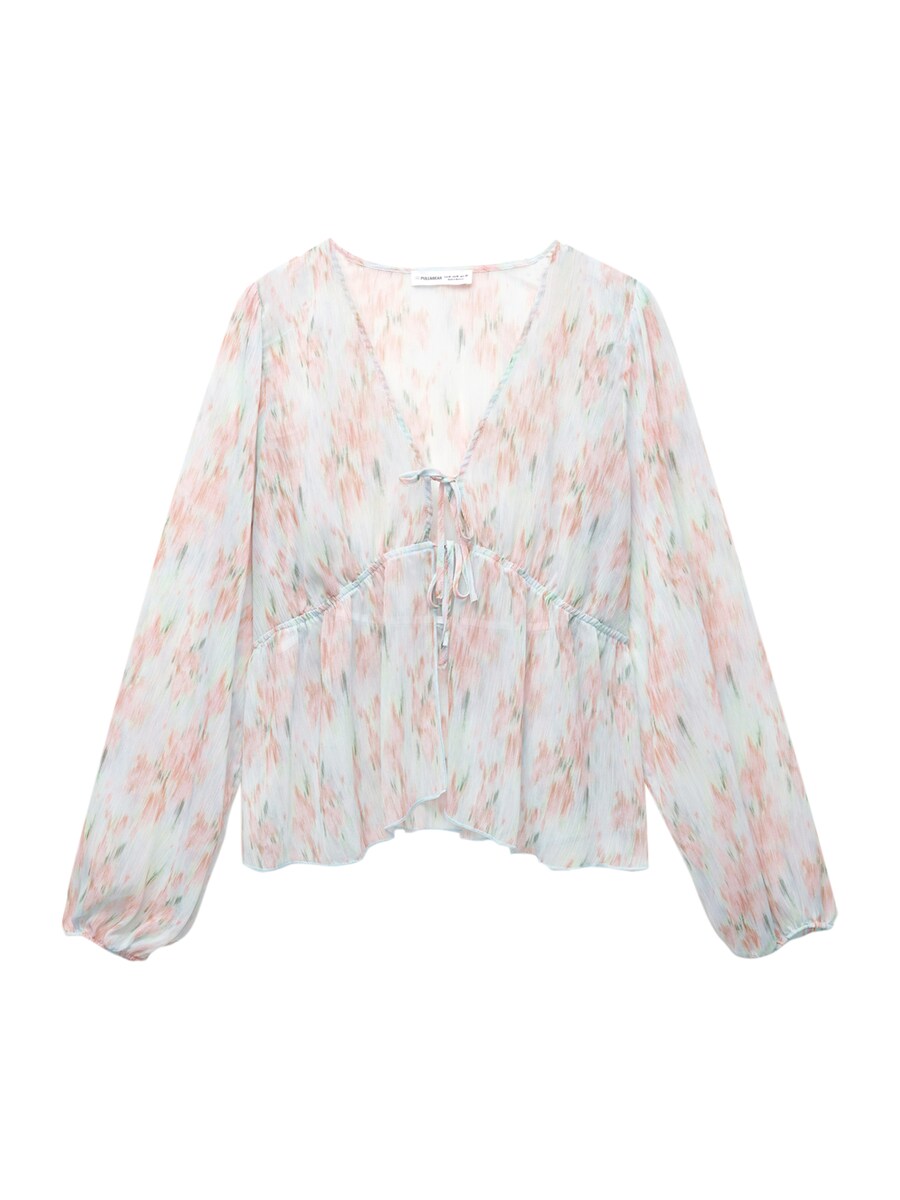 Блуза Pull&Bear, Pastel Blue
Блуза Pull&Bear, Pastel Blue