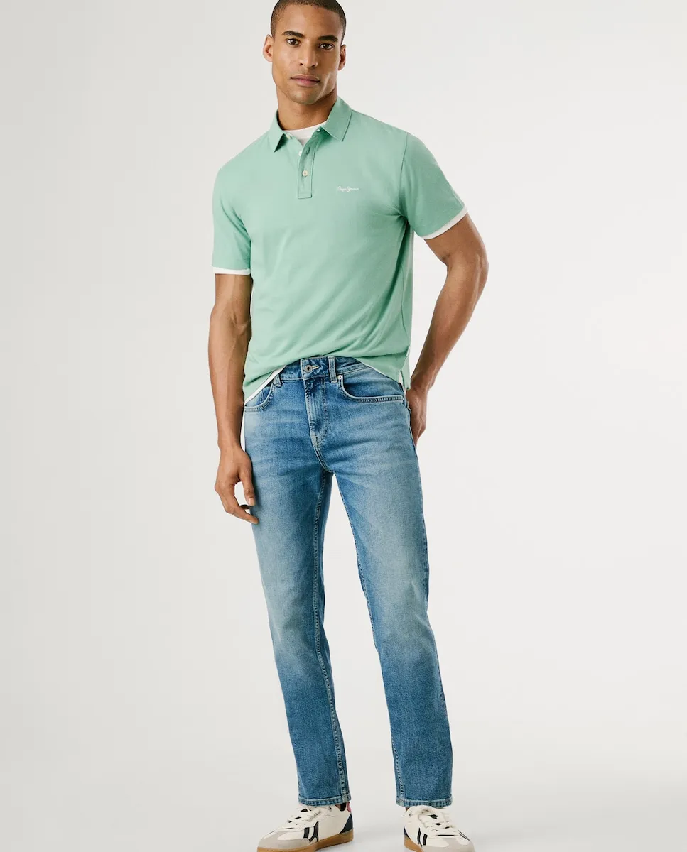 Мужские джинсы ковбойского кроя Cash fit прямые с эффектом поношенности Pepe Jeans, синий
Мужские джинсы ковбойского кроя Cash fit прямые с эффектом поношенности Pepe Jeans, синий