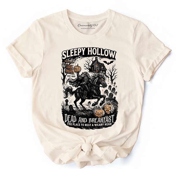 Футболка Sleepy Hollow с всадником без головы, готическая футболка на Хэллоуин Ornamentallyyou, Natural
Футболка Sleepy Hollow с всадником без головы, готическая футболка на Хэллоуин Ornamentallyyou, Natural
