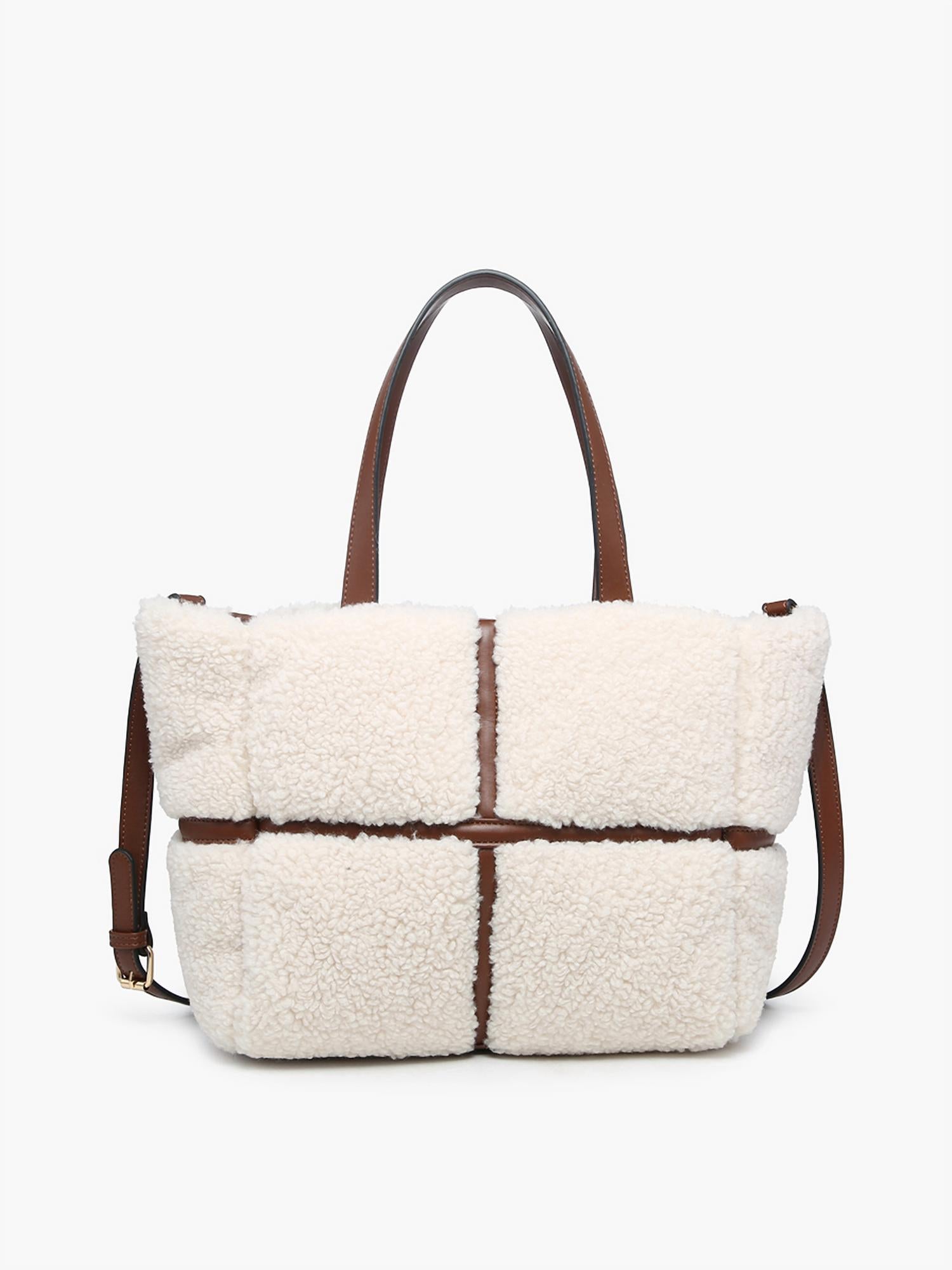 Женская сумка-шоппер Marlene Luxe Sherpa в коричнево-белом цвете Jen & Co.
Женская сумка-шоппер Marlene Luxe Sherpa в коричнево-белом цвете Jen & Co.