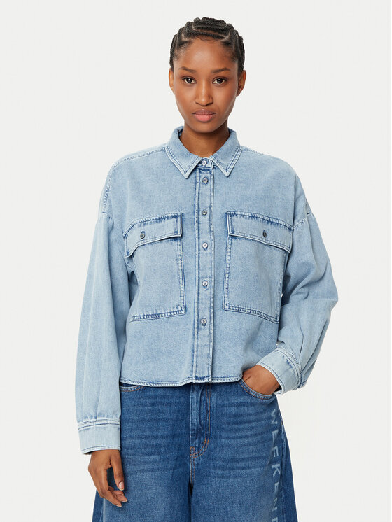 Свободный крой джинсовой рубашки Zemira 2515111151 Weekend Max Mara, синий
Свободный крой джинсовой рубашки Zemira 2515111151 Weekend Max Mara, синий