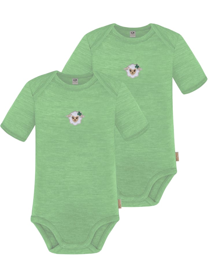 Normani Outdoor Sports Комплект из 2 детских боди с коротким рукавом из мериносовой шерсти, цвет Тауранга, зеленый
Normani Outdoor Sports Комплект из 2 детских боди с коротким рукавом из мериносовой шерсти, цвет Тауранга, зеленый