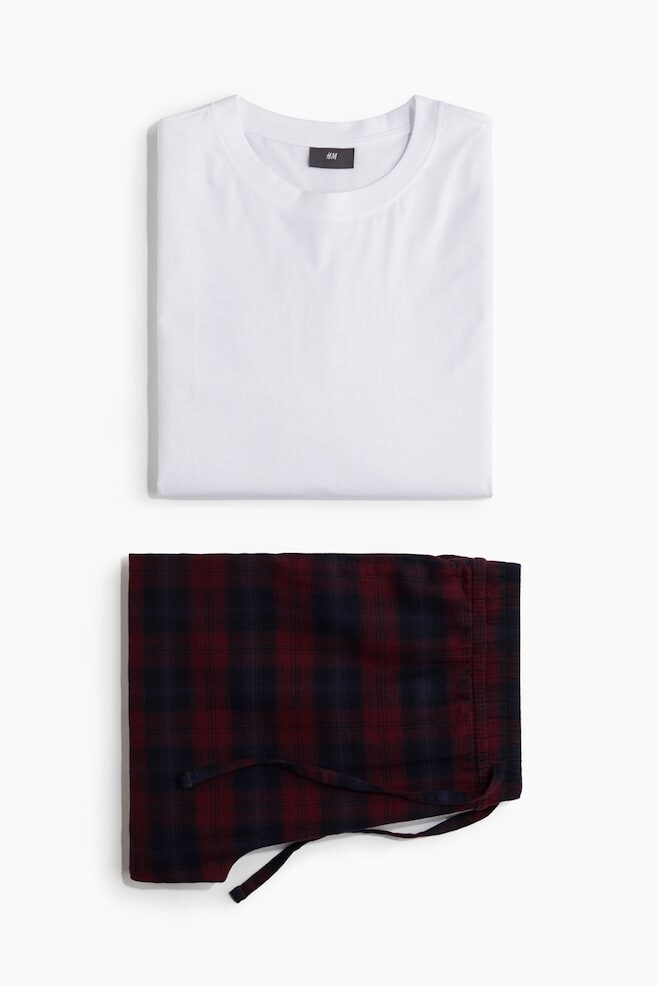 Пижамы стандартного кроя H&M, белый
Пижамы стандартного кроя H&M, белый