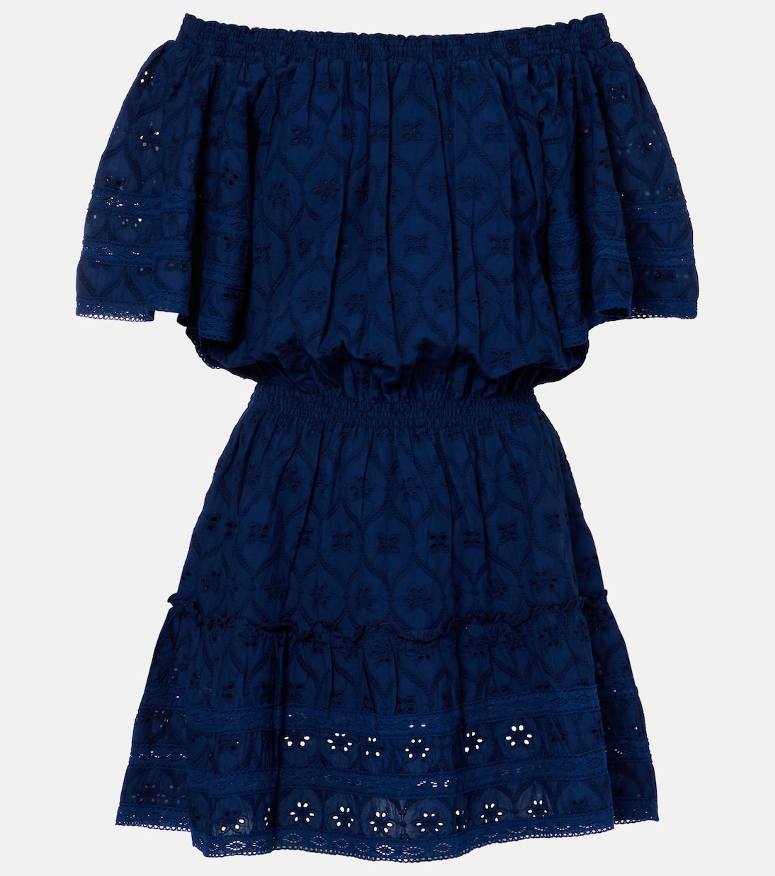 Мини-платье из хлопка с английской вышивкой Micha Melissa Odabash, темно-синий
Мини-платье из хлопка с английской вышивкой Micha Melissa Odabash, темно-синий