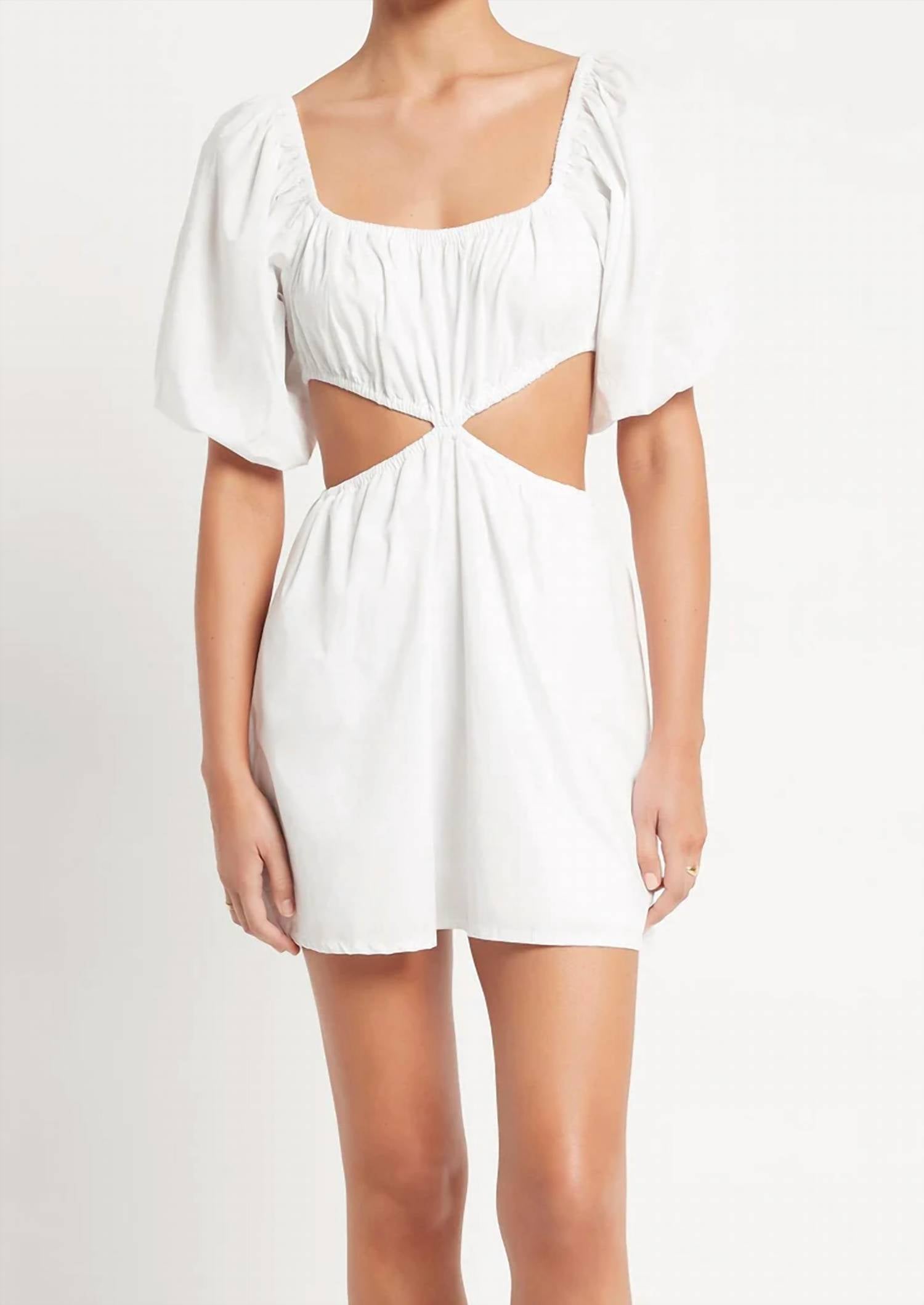 Мини-платье Gabelli в простом белом цвете FAITHFULL THE BRAND
Мини-платье Gabelli в простом белом цвете FAITHFULL THE BRAND