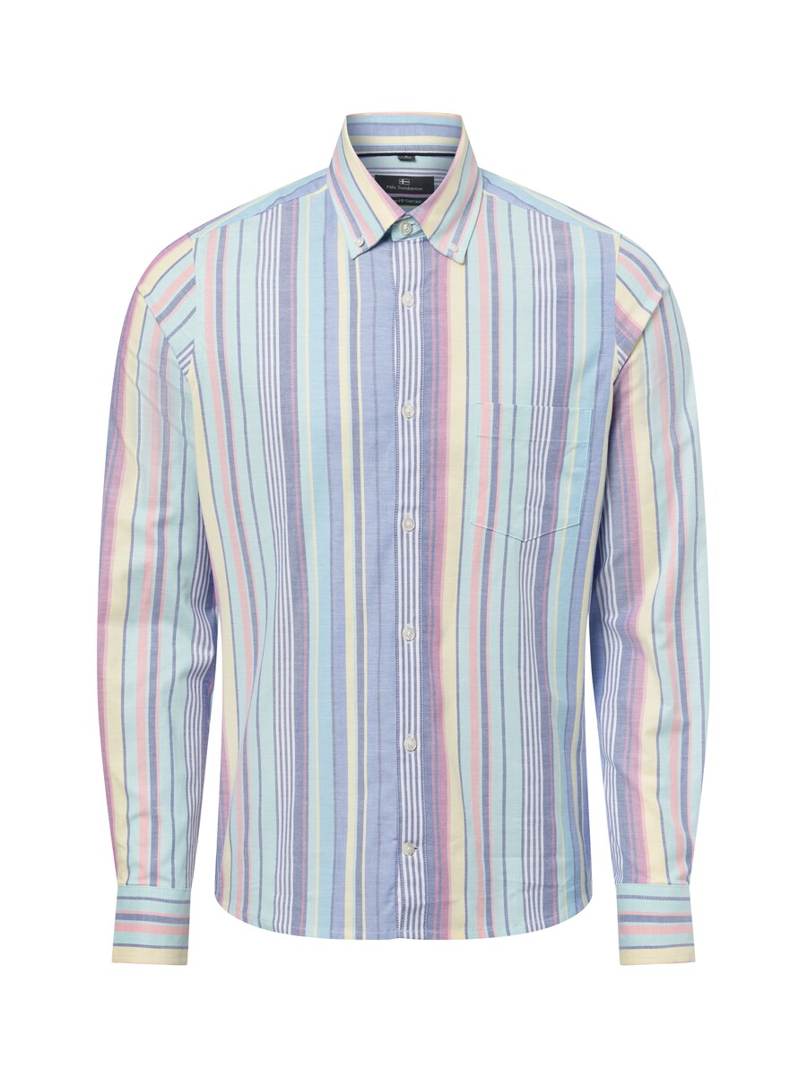 Приталенная рубашка на пуговицах Nils Sundström, разноцветный
Приталенная рубашка на пуговицах Nils Sundström, разноцветный