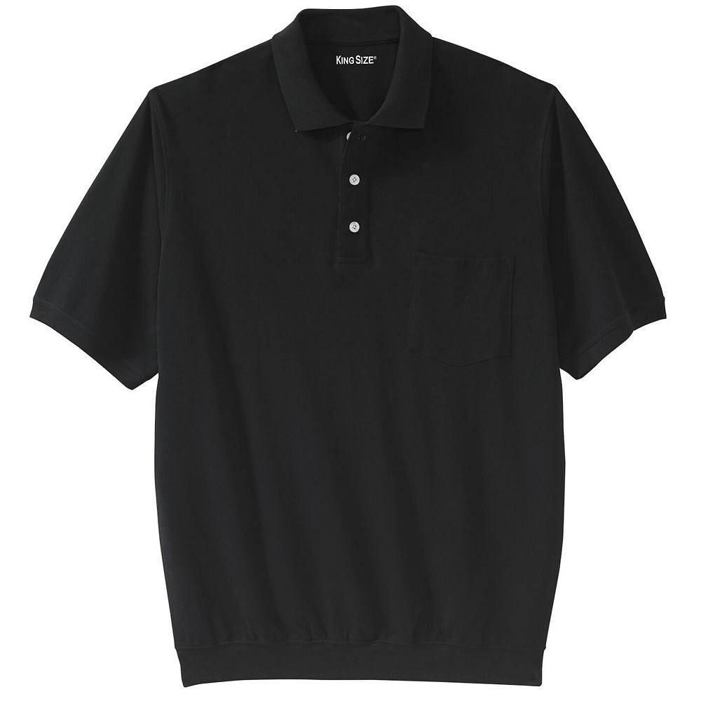Мужская рубашка-поло из пике с большими и высокими полосками и нижними карманами размера King KingSize, черный
Мужская рубашка-поло из пике с большими и высокими полосками и нижними карманами размера King KingSize, черный
