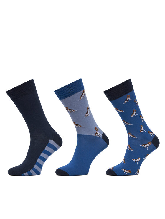Комплект из 3 высоких мужских носков Beagle Dog MGS0070BL71 Barbour, синий
Комплект из 3 высоких мужских носков Beagle Dog MGS0070BL71 Barbour, синий