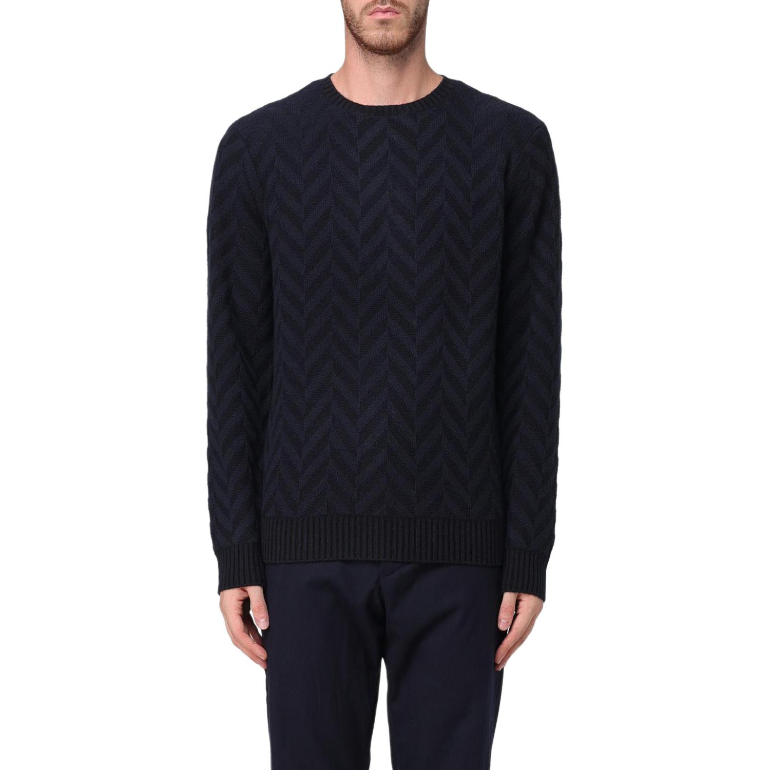 Джемпер с узором «елочка» EMPORIO ARMANI, синий
Джемпер с узором «елочка» EMPORIO ARMANI, синий